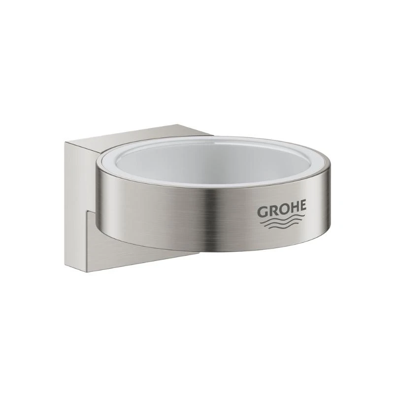 Grohe Selection Glass/Soap Dish Holder - Supersteel 3 Grohe Selection Glass/Soap Dish Holder - Supersteel