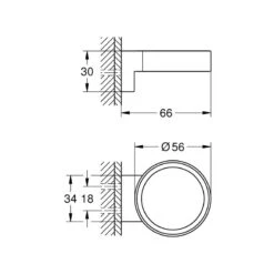 Grohe Selection Glass/Soap Dish Holder - Warm Sunset 7 Grohe Selection Glass/Soap Dish Holder - Warm Sunset -Home Bathroom Store grohe selection glass soap dish holder warm sunset 41027da0 2