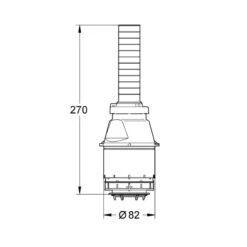 Grohe DAL Single Flush Valve Assembly -Home Bathroom Store grohe dal single flush valve assembly 42137 000 1