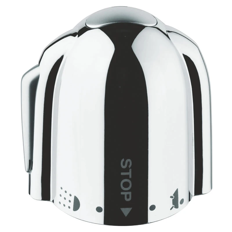 Grohe Grohtherm 3000 Flow Control Handle - Chrome/satin 3 Grohe Grohtherm 3000 Flow Control Handle - Chrome/satin