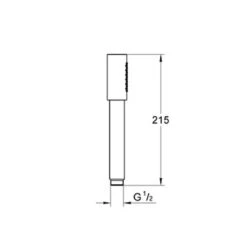Grohe Sena Hand Shower - Chrome -Home Bathroom Store grohe sena hand shower chrome 28034 000 1