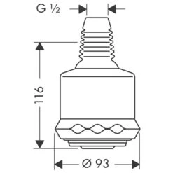 Hansgrohe Clubmaster Overhead Shower 3jet 5 Hansgrohe Clubmaster Overhead Shower 3jet -Home Bathroom Store hansgrohe clubmaster overhead shower 3jet 28496000 1