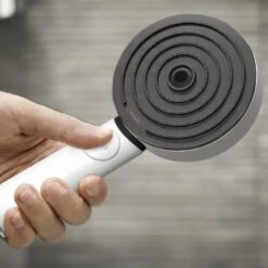 Hansgrohe Pulsify Select S 105 EcoSmart 3jet Activation Shower Head - Matt White 6 Hansgrohe Pulsify Select S 105 EcoSmart 3jet Activation Shower Head - Matt White -Home Bathroom Store hansgrohe pulsify select s 105 ecosmart 3jet activation shower head matt white 24101700 1