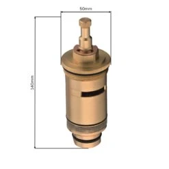 Hansgrohe 3/4" Thermostatic Cartridge Assembly -Home Bathroom Store hansgrohe 3 4 thermostatic cartridge assembly 92631000 2