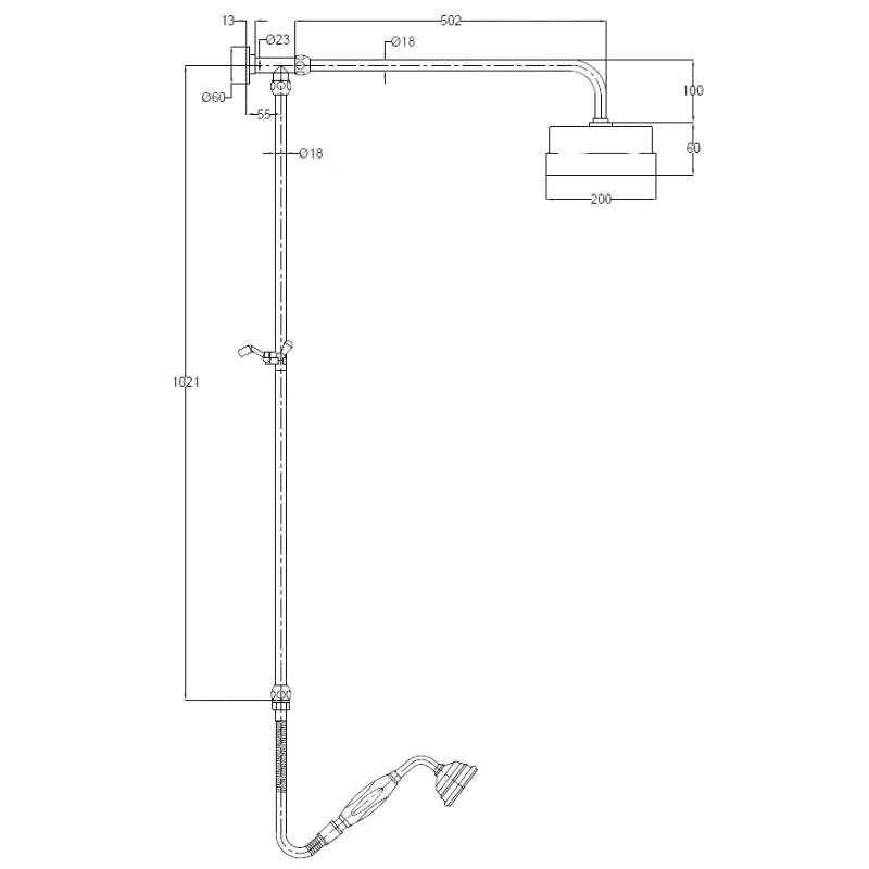 Hudson Reed Luxury Rigid Riser Kit - Chrome 4 Hudson Reed Luxury Rigid Riser Kit - Chrome - Image 2