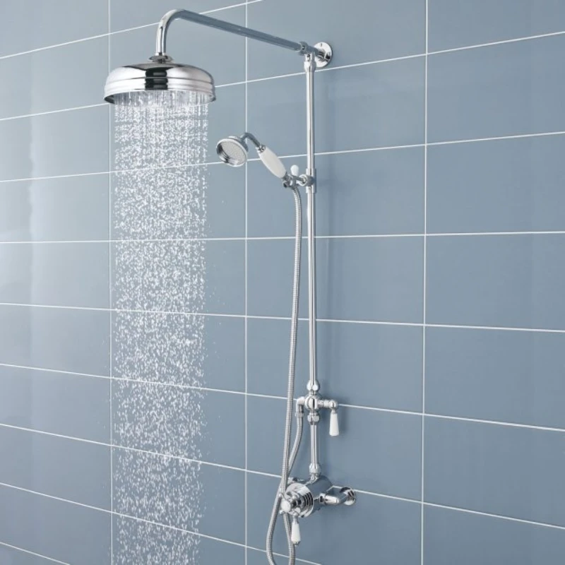 Hudson Reed Victorian Grand Rigid Riser Kit With Diverter - Chrome 4 Hudson Reed Victorian Grand Rigid Riser Kit With Diverter - Chrome - Image 2