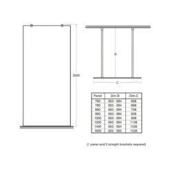 Ideal Standard Synergy Straight Bracing Bracket - Bright Silver -Home Bathroom Store ideal standard synergy straight bracing bracket l6229eo 1