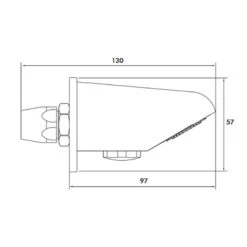 Inta Anti Vandal Shower Head -Home Bathroom Store inta anti vandal shower head vr991cp 3