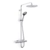Inta Puro Deluxe Dual Thermostatic Bar Mixer Shower - Chrome -Home Bathroom Store inta puro deluxe dual thermostatic bar mixer shower chrome pu10036cp
