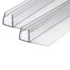 Inventive Creations Back Fins - 4-6mm Glass - 35mm - Pair - 1900mm Long 2 Inventive Creations Back Fins - 4-6mm Glass - 35mm - Pair - 1900mm Long -Home Bathroom Store inventive creations back fins 4 6mm glass 35mm pair 1900mm long 35bf