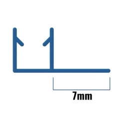 Inventive Creations Bottom Drip Seal - 4-6mm Glass - 1900mm Long 5 Inventive Creations Bottom Drip Seal - 4-6mm Glass - 1900mm Long -Home Bathroom Store inventive creations bottom drip seal 4 6mm glass 1900mm long 6bd 1900 1