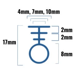 Inventive Creations Multi Tee Bubble Seal - 1900mm Long -Home Bathroom Store inventive creations multi tee bubble seal 1900mm long mtb 1900 1