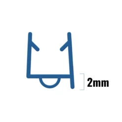 Inventive Creations Small Gap Seal - 4-6mm Glass - 2mm - 1900mm Long 5 Inventive Creations Small Gap Seal - 4-6mm Glass - 2mm - 1900mm Long -Home Bathroom Store inventive creations small gap seal 4 6mm glass 2mm 1900mm long sg6 1900 1