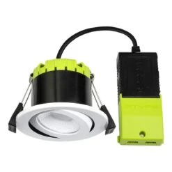 Luceco F Type IP20 Adjustable Fire Rated Downlight - Cool White