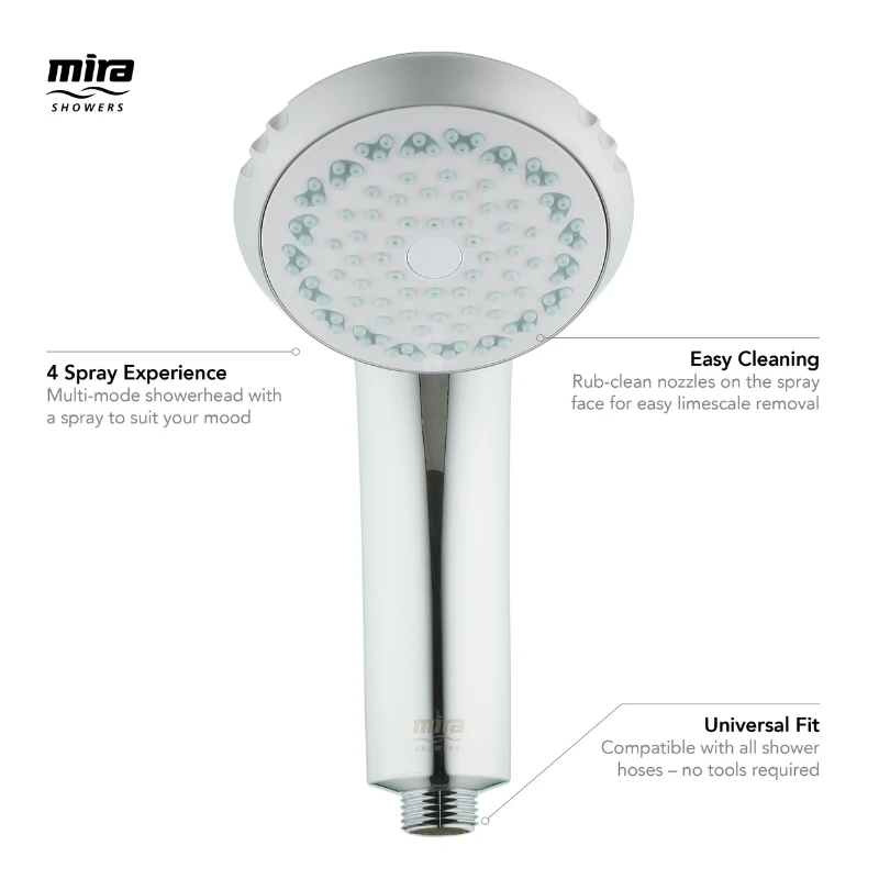 Mira Response Adjustable Shower Head - Chrome 6 Mira Response Adjustable Shower Head - Chrome - Image 4