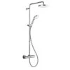 Mira Coda Pro ERD Mk 2 Thermostatic Bar Mixer Shower With Diverter - Chrome -Home Bathroom Store mira coda pro erd thermostatic bar mixer shower with diverter chrome 1836.006