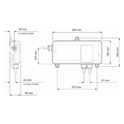 Mira Mode Digital Mixer Unit - Pumped -Home Bathroom Store mira mode digital mixer unit pumped 1.1874.014 1