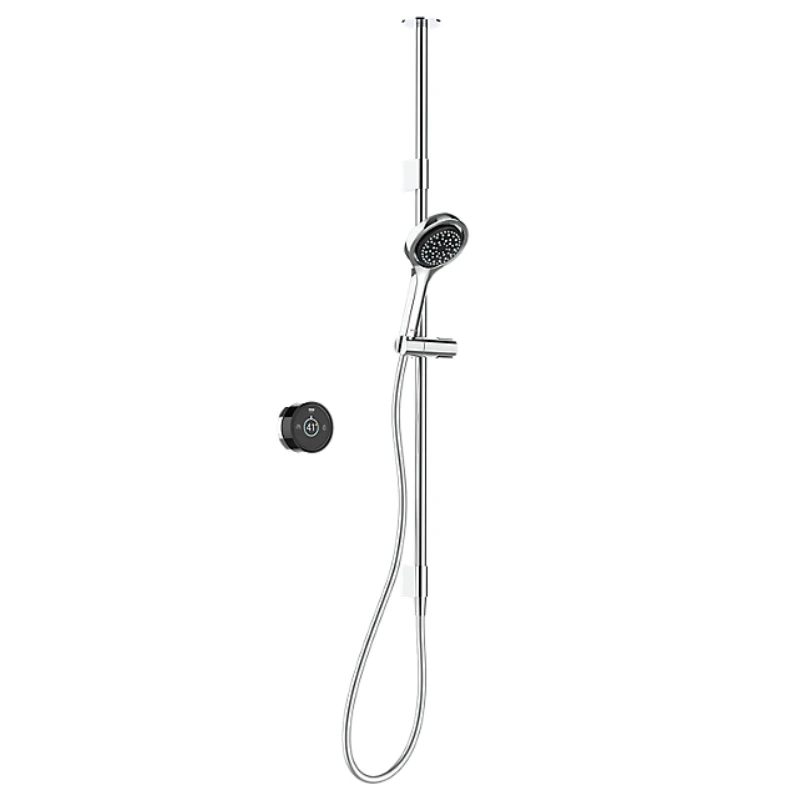 Mira Platinum Single Outlet Ceiling Fed Digital Shower - Pumped 3 Mira Platinum Single Outlet Ceiling Fed Digital Shower - Pumped