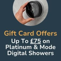 Mira Platinum Single Outlet Rear Fed Digital Shower - High Pressure -Home Bathroom Store mira platinum single outlet rear fed hp 1.1981.001 3