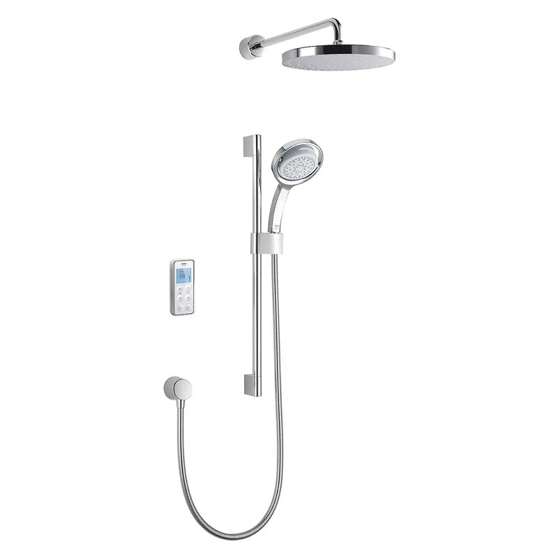Mira Vision Dual Rear Fed Digital Shower - Pumped 3 Mira Vision Dual Rear Fed Digital Shower - Pumped