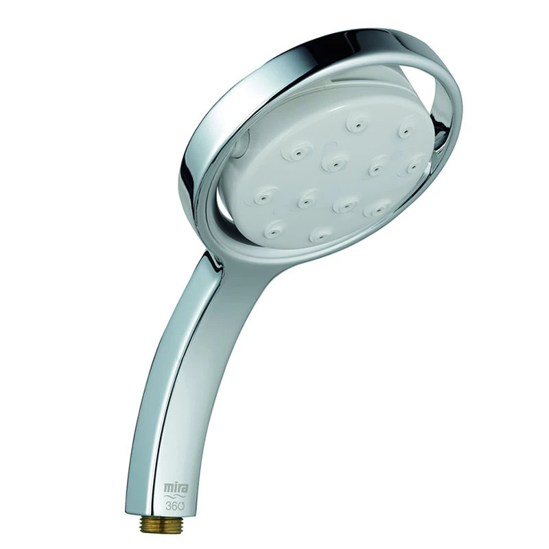 Mira 360m Shower Head - White/chrome 4 Mira 360m Shower Head - White/chrome - Image 2