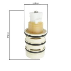 Mira Fino/Verve Thermostatic Cartridge Assembly -Home Bathroom Store mira fino verve thermostatic cartridge assembly 451.03 3