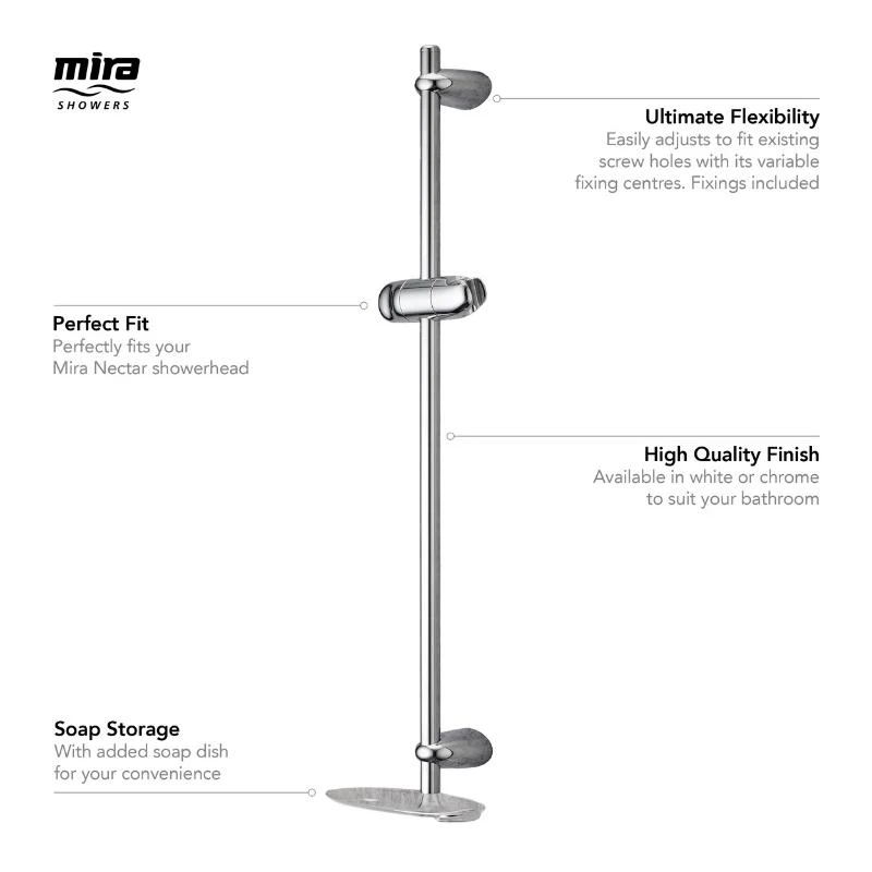 Mira Nectar Slide Rail Kit - Chrome 4 Mira Nectar Slide Rail Kit - Chrome - Image 2