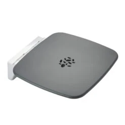 Mira Premium Shower Seat - Dark Grey/chrome