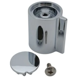 Gainsborough Flow Control Knob - Chrome