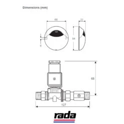Rada Pulse 122 Urinal Operating System -Home Bathroom Store rada pulse 122 operating system 1.1495.064 1