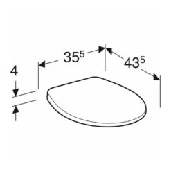 Twyford Alcona Toilet Seat - White 5 Twyford Alcona Toilet Seat - White -Home Bathroom Store twyford alcona toilet seat white ar7915wh 1