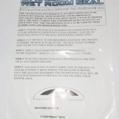 Uniblade Chameleon 2400mm Wet Room Threshold Strip Seal - Clear -Home Bathroom Store uniblade chameleon 2400mm wet room threshold strip seal c2400 1